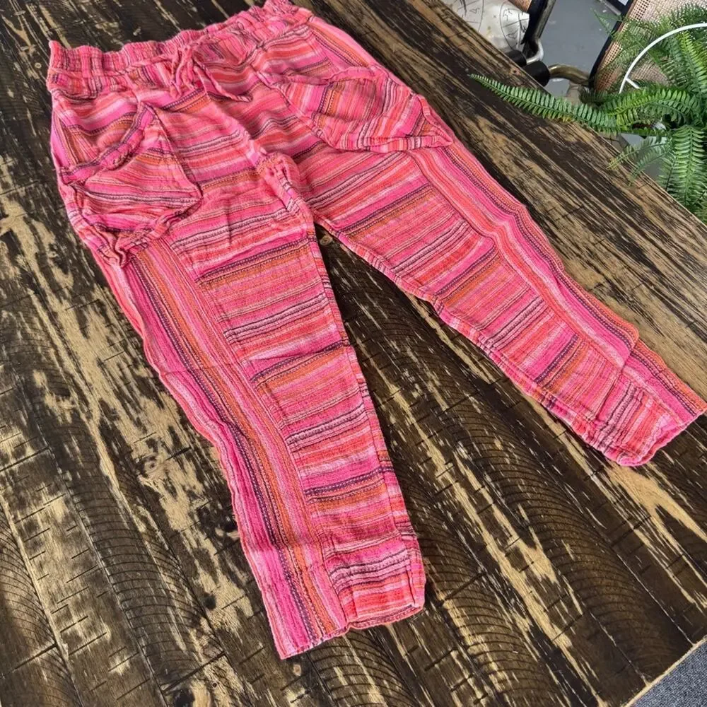 Free People - Stripe Boho Pants – Size XSMALL (Runs Big)